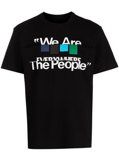 Sacai футболка We Are The People