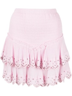 Isabel Marant юбка Landora с вышивкой