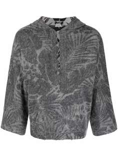 Saint Laurent жаккардовое худи