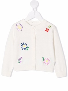 Stella McCartney Kids кардиган с цветочной вышивкой