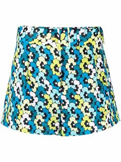 Michael Michael Kors шорты с поясом и цветочным принтом
