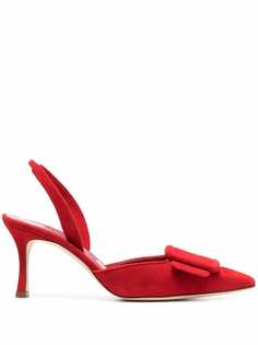 Manolo Blahnik туфли Maysale с ремешком на пятке