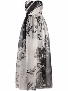 Ermanno Scervino платье макси с цветочным принтом