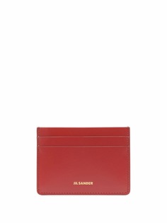 Jil Sander картхолдер с тисненым логотипом