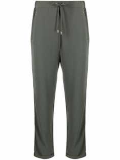 LIU JO брюки с кулиской и лампасами