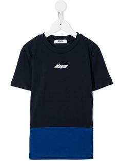 MSGM Kids футболка с логотипом