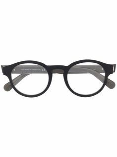 Moncler Eyewear очки в круглой оправе с логотипом