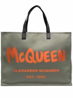 Alexander McQueen сумка-тоут с логотипом