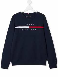Tommy Hilfiger Junior толстовка с вышитым логотипом