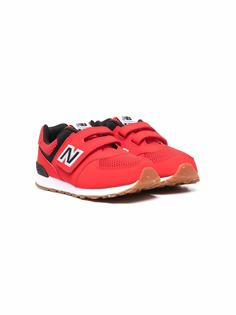 New Balance Kids кроссовки на липучках с логотипом