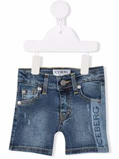 Iceberg Kids джинсовые шорты с логотипом