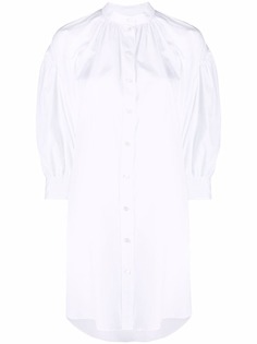 Alexander McQueen поплиновое платье-рубашка