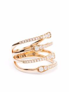 Monan кольцо из желтого золота с бриллиантами
