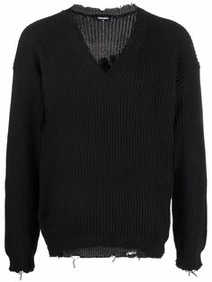 Dsquared2 джемпер с эффектом потертости