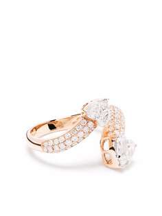 Monan кольцо из желтого золота с бриллиантами