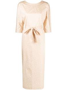 12 STOREEZ платье с принтом и поясом