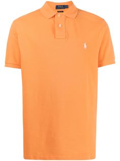Polo Ralph Lauren рубашка поло с вышивкой