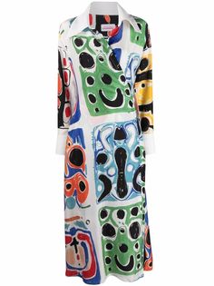 Charles Jeffrey Loverboy платье-рубашка с принтом