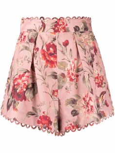 Zimmermann шорты Cassia с фестонами