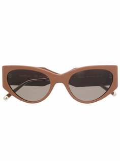 Salvatore Ferragamo Eyewear солнцезащитные очки в оправе кошачий глаз