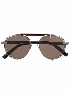 Salvatore Ferragamo Eyewear солнцезащитные очки-авиаторы с затемненными линзами