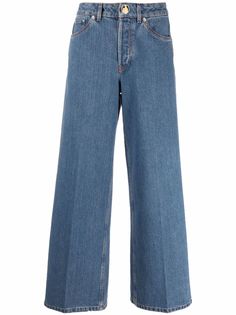 LANVIN широкие джинсы средней посадки