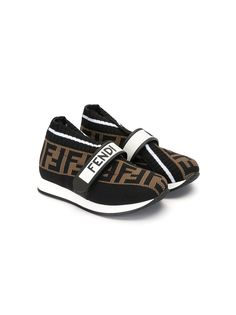 Fendi Kids кеды Fendi Love на липучках