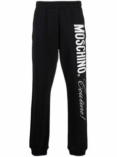 Moschino спортивные брюки с логотипом Moschino Couture