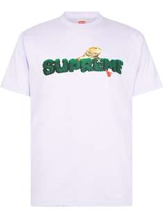 Supreme футболка с принтом Lizard