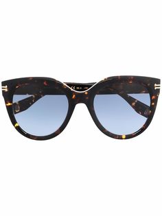 Marc Jacobs Eyewear солнцезащитные очки в круглой оправе черепаховой расцветки