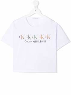 Calvin Klein Kids футболка с логотипом
