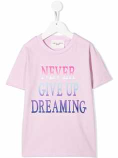 Alberta Ferretti Kids футболка с надписью