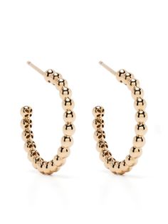 Pragnell серьги-кольца Bohemia из желтого золота