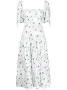 Reformation платье миди Melony с цветочным принтом