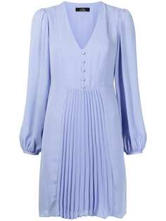 TWINSET платье с плиссировкой и завязками