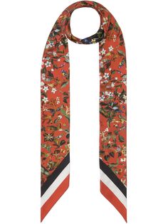 Burberry шарф с цветочным принтом