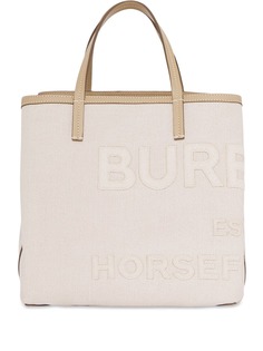 Burberry сумка-тоут размера мини с принтом Horseferry