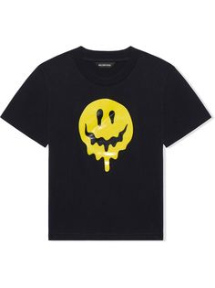 Balenciaga Kids футболка с принтом Smiley
