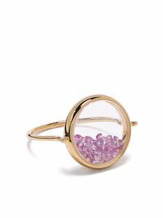 Aurelie Bidermann кольцо Chivor из желтого золота с сапфирами