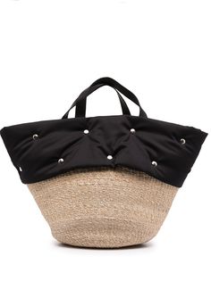 Comme des Garçons TAO сумка-тоут со вставкой из рафии