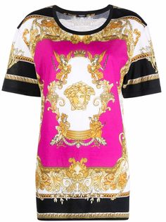 Versace футболка с принтом Medusa Renaissance