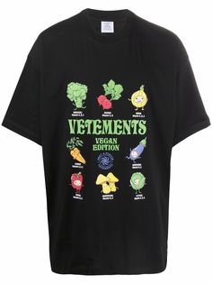 VETEMENTS футболка с принтом Vegan