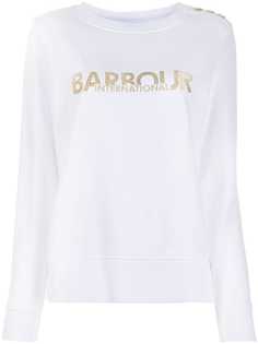 Barbour толстовка с вышитым логотипом
