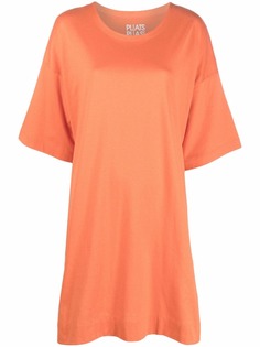 Pleats Please Issey Miyake платье-футболка свободного кроя