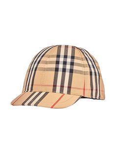 Burberry Kids бейсболка в клетку Vintage Check с полосками Icon Stripe