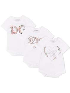 Dolce & Gabbana Kids боди с логотипом