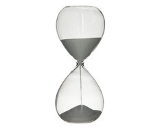 Декор настольный - песочные часы squeeze (to4rooms) прозрачный 7x19x7 см.