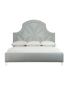 Кровать king mod collection (idealbeds) серый 210x140x215 см.