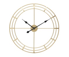 Часы настенные hipparch (to4rooms) золотой 2 см.
