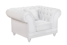 Кресло dasen (mak-interior) белый 98x72x100 см.